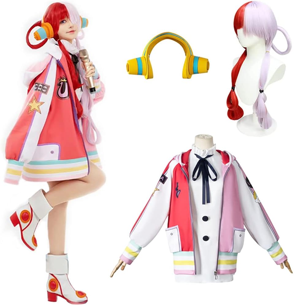 Amazon.co.jp: [LVMAO] ONE PIECE FILM RED UTA コスプレ衣装 ウイッグ