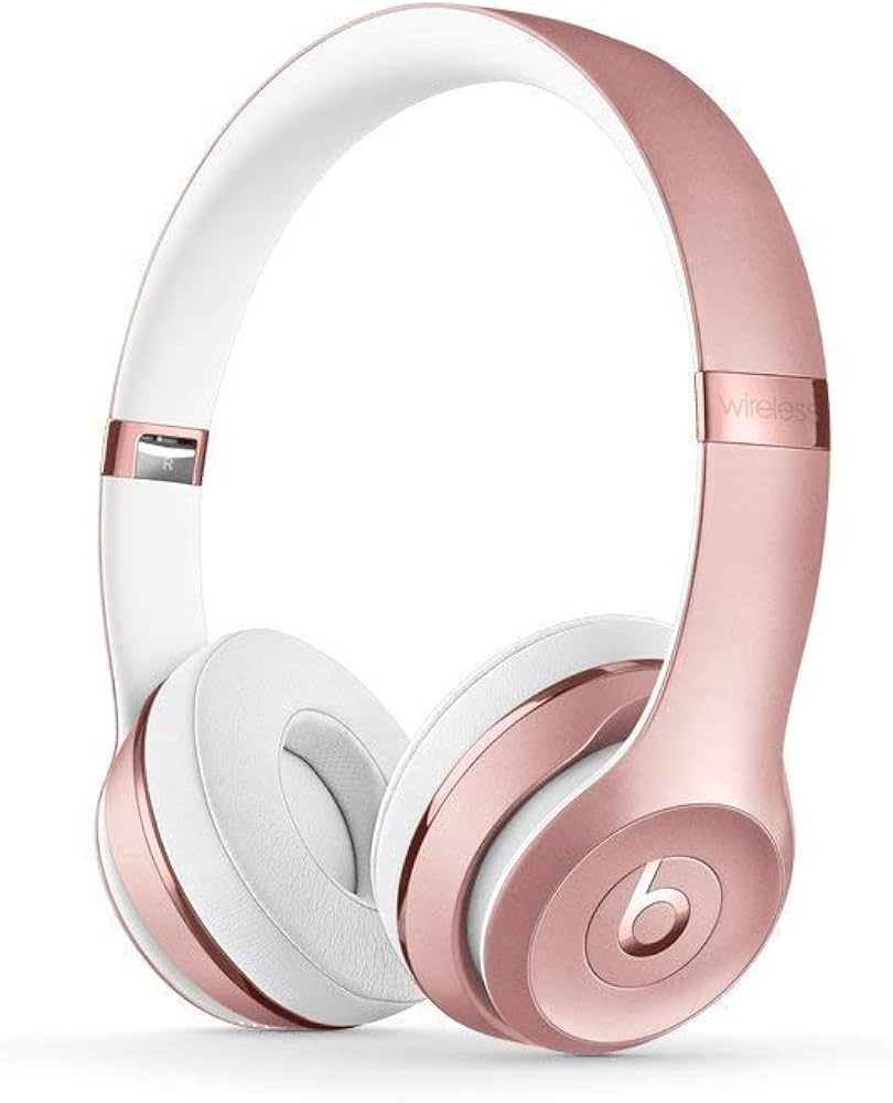 Beats Solo3 Wireless On-Ear Headphones - Rose Gold (Renewed