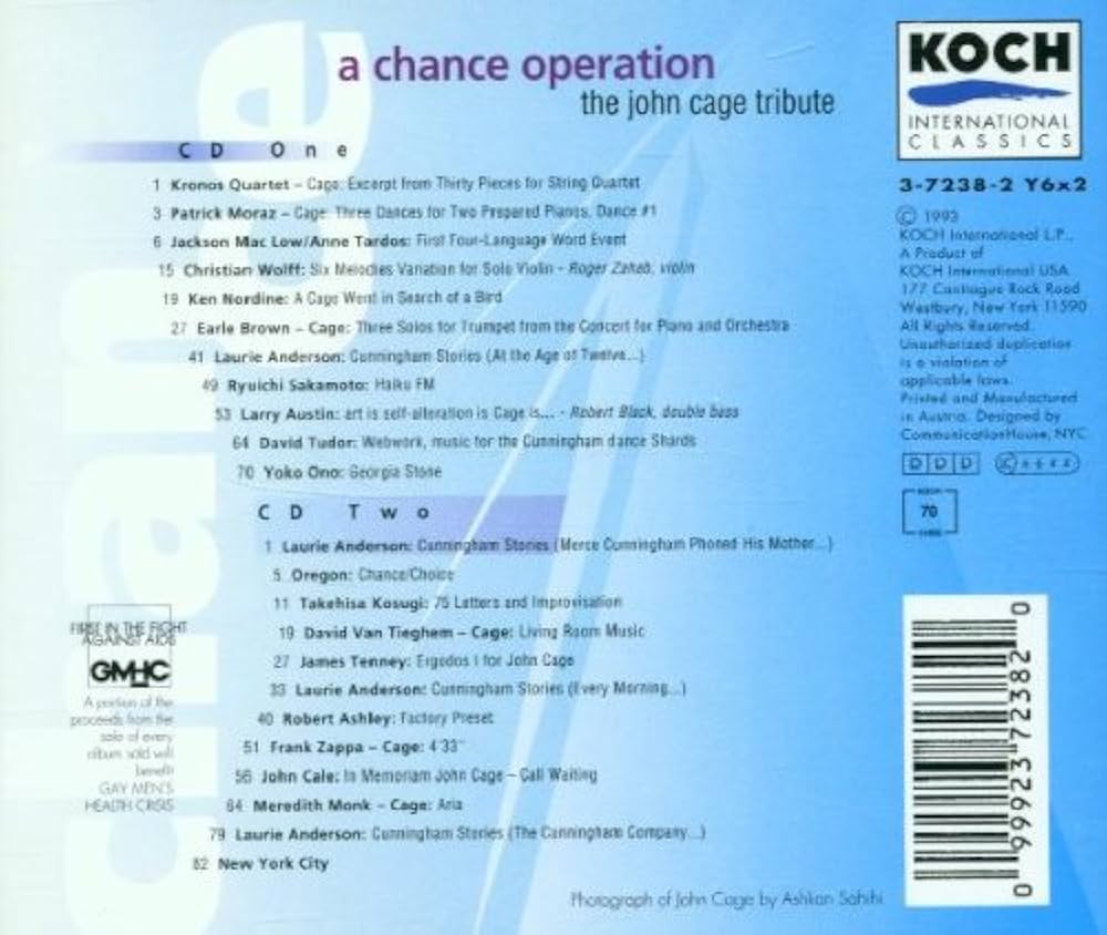 Various Artists, John Cage - A Chance Operation : The John Cage