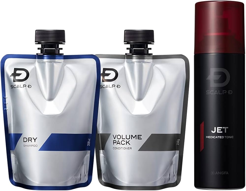 Amazon | スカルプD シャンプー メンズ つけかえ用 ドライ3点セット