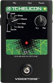 Amazon.com: TC Helicon VoiceTone D1 Doubling Detune Pedal
