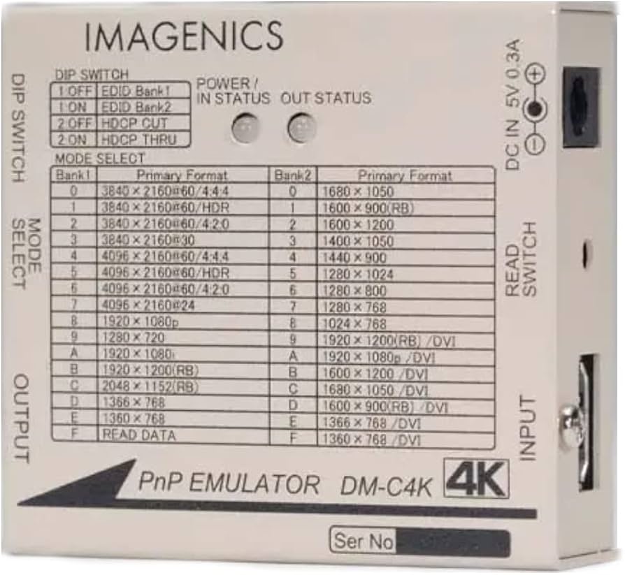 Amazon.co.jp: IMAGENICS [HC-U1] 4K HDMI CONVERTER (Cable
