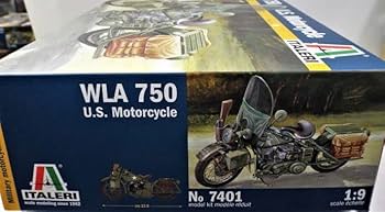 Amazon | 【イタレリ】1/9 アメリカ軍 軍用バイク WLA 750 (軍用 単車