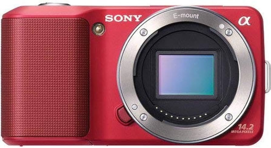Amazon.com : Sony a (Alpha) NEX-3 14.2 MP Digital Camera - Red