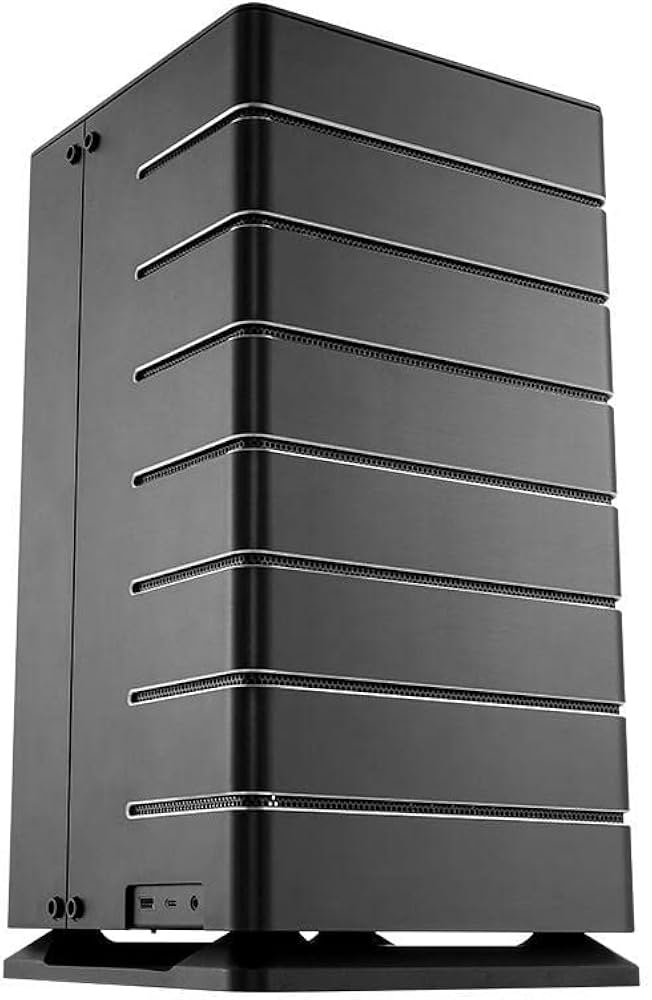 Amazon.co.jp: ABEE AS Enclosure RS07 ブラック Mini-ITX アルミ