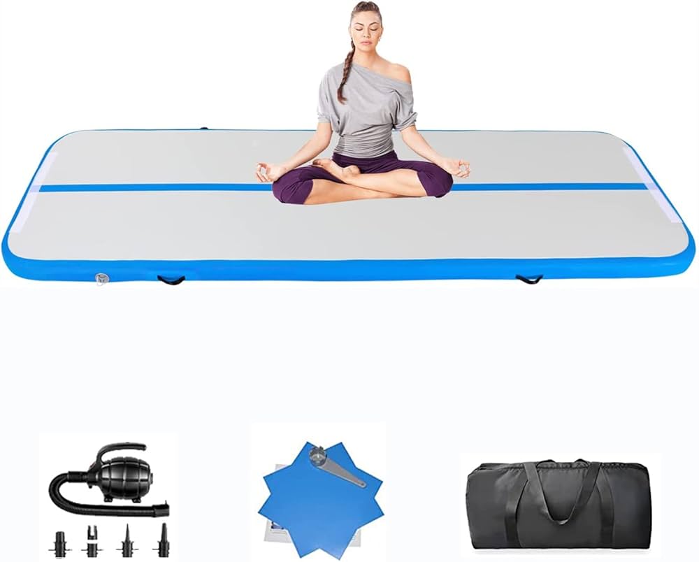 Amazon | 3M 4M インフレータブル体操マット、厚さ10cmのタンブリング