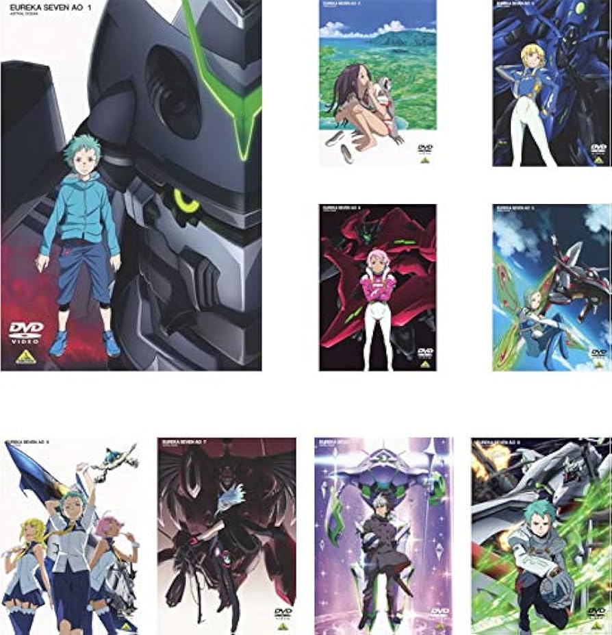 Amazon.co.jp: エウレカセブン EUREKA SEVEN AO [レンタル落ち] 全9巻