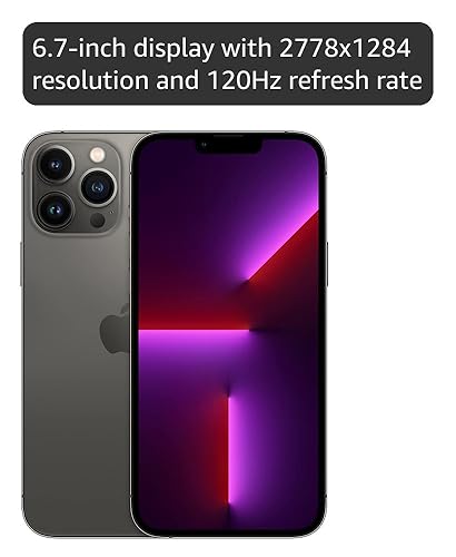 Amazon.com: Apple iPhone 13 Pro Max, 256GB, Graphite - Unlocked