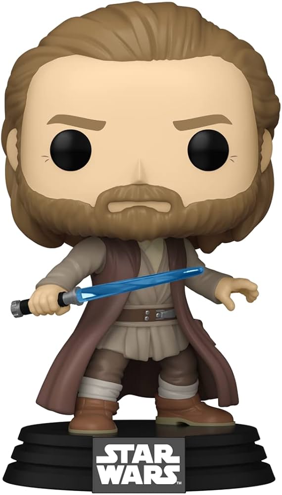 Amazon.com: Funko POP! Vinyl: OBI-Wan Kenobi Battle Pose - Jasper