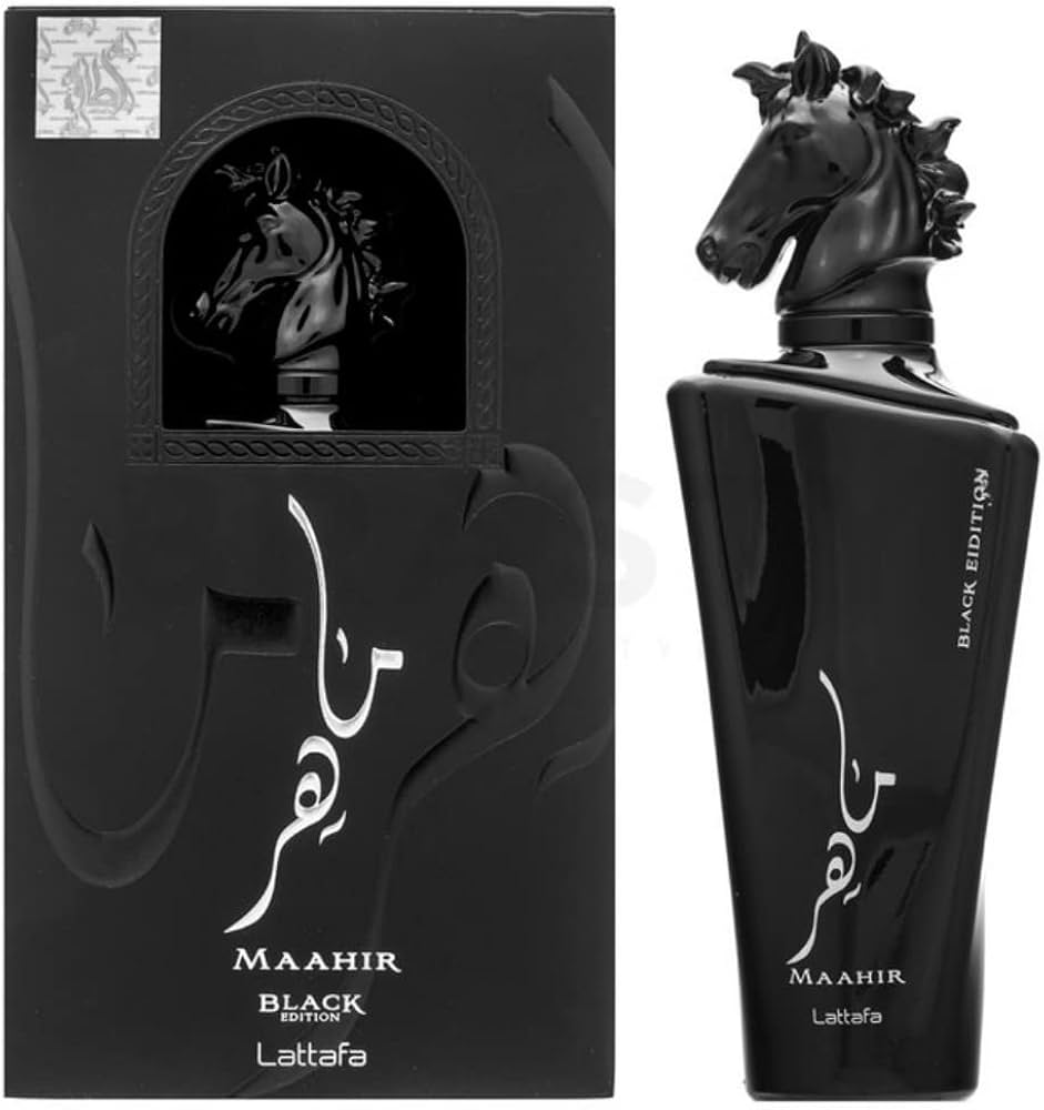 Amazon.com: Lattafa Perfumes Maahir Black Edition for Unisex Eau