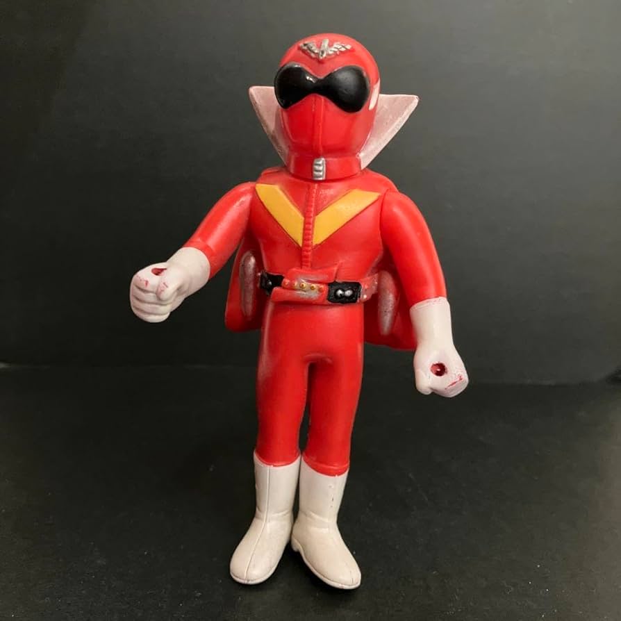 Amazon.co.jp: 秘密戦隊ゴレンジャー アカレンジャー ソフビ当時物