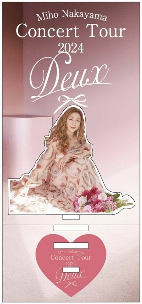 Amazon.co.jp: 中山美穂 2024年Deuxツアーオフィシャルグッズ アクリル