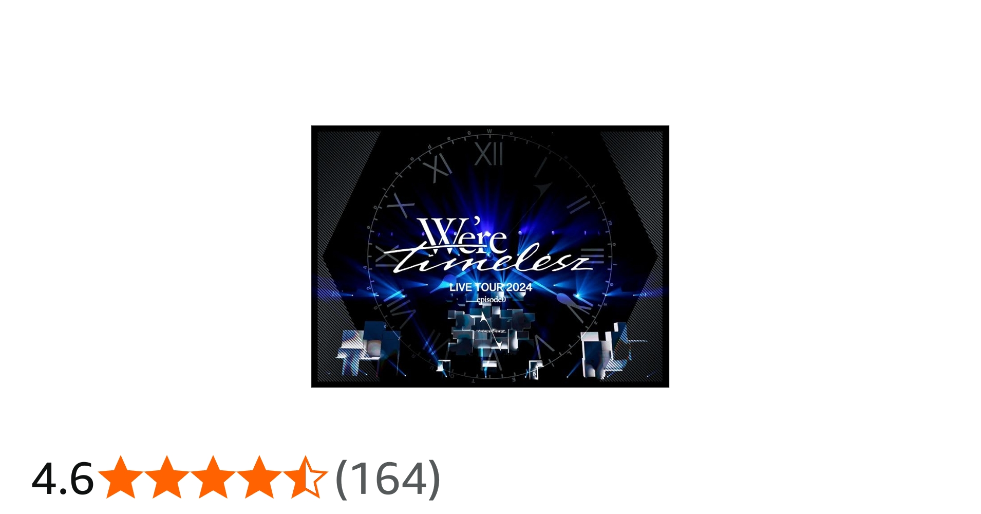 Amazon.co.jp: We're timelesz LIVE TOUR 2024 episode0 (初回限定盤