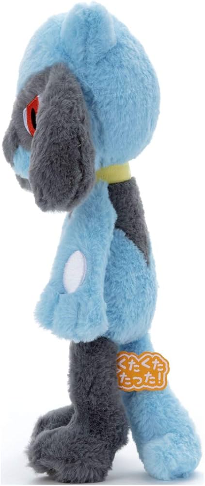 Amazon.co.jp: ポケモン くたくたたった ! ぬいぐるみM リオル 高さ約
