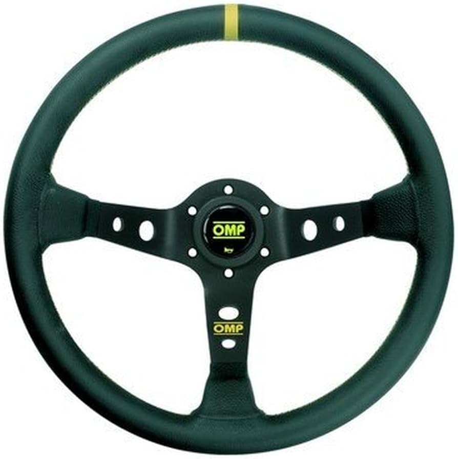 Amazon | OMP ステアリング CORSICA コルシカ ブラック レザー 350mm
