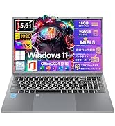 Amazon.co.jp: HPUMLSE 軽量ノートパソコン 15.6インチ ノートPC