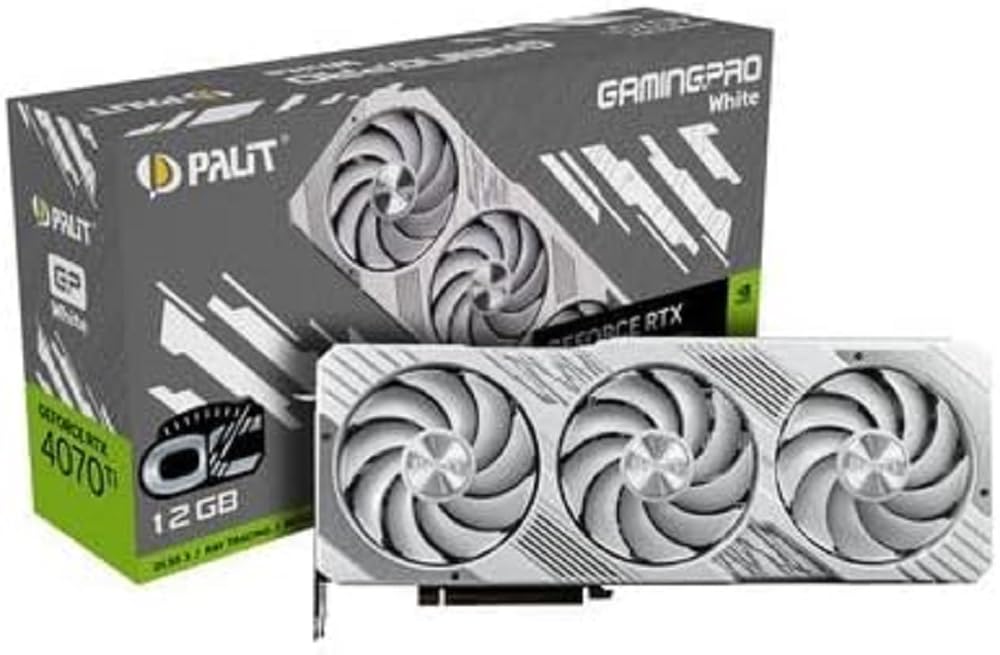Amazon | Palit(パリット) GeForce RTX 4070 Ti GamingPro White OC