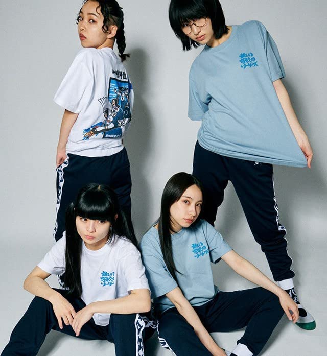 Amazon.co.jp: 新しい学校のリーダーズ XL 一時帰国 Tシャツ 白 青春