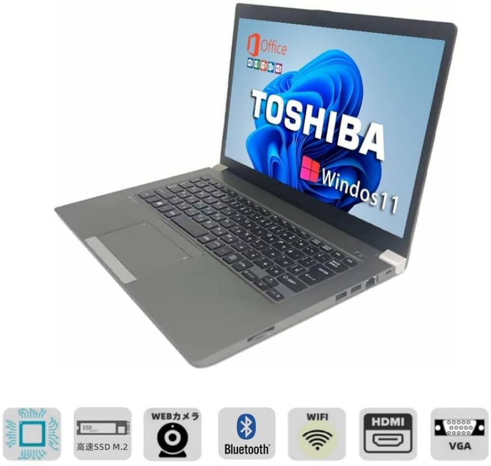 Amazon.co.jp: 【整備済み品】東芝 ノートパソコン 軽量薄型 dyna book