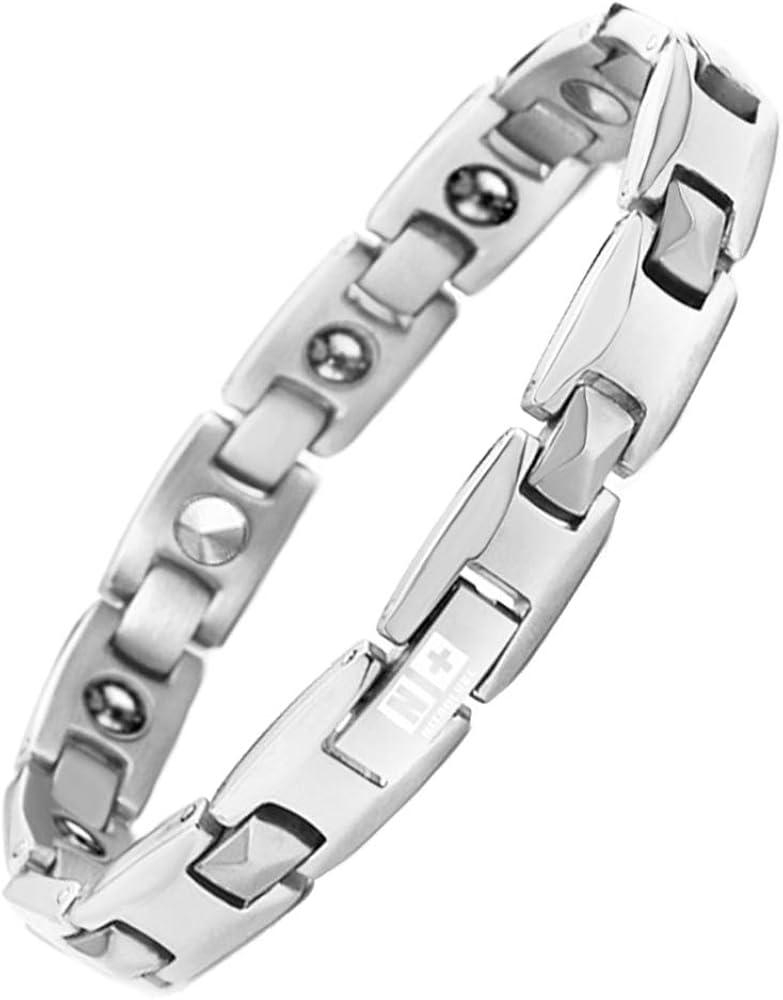 Amazon.co.jp: 純チタン ゲルマニウム ブレスレット メンズ レディース