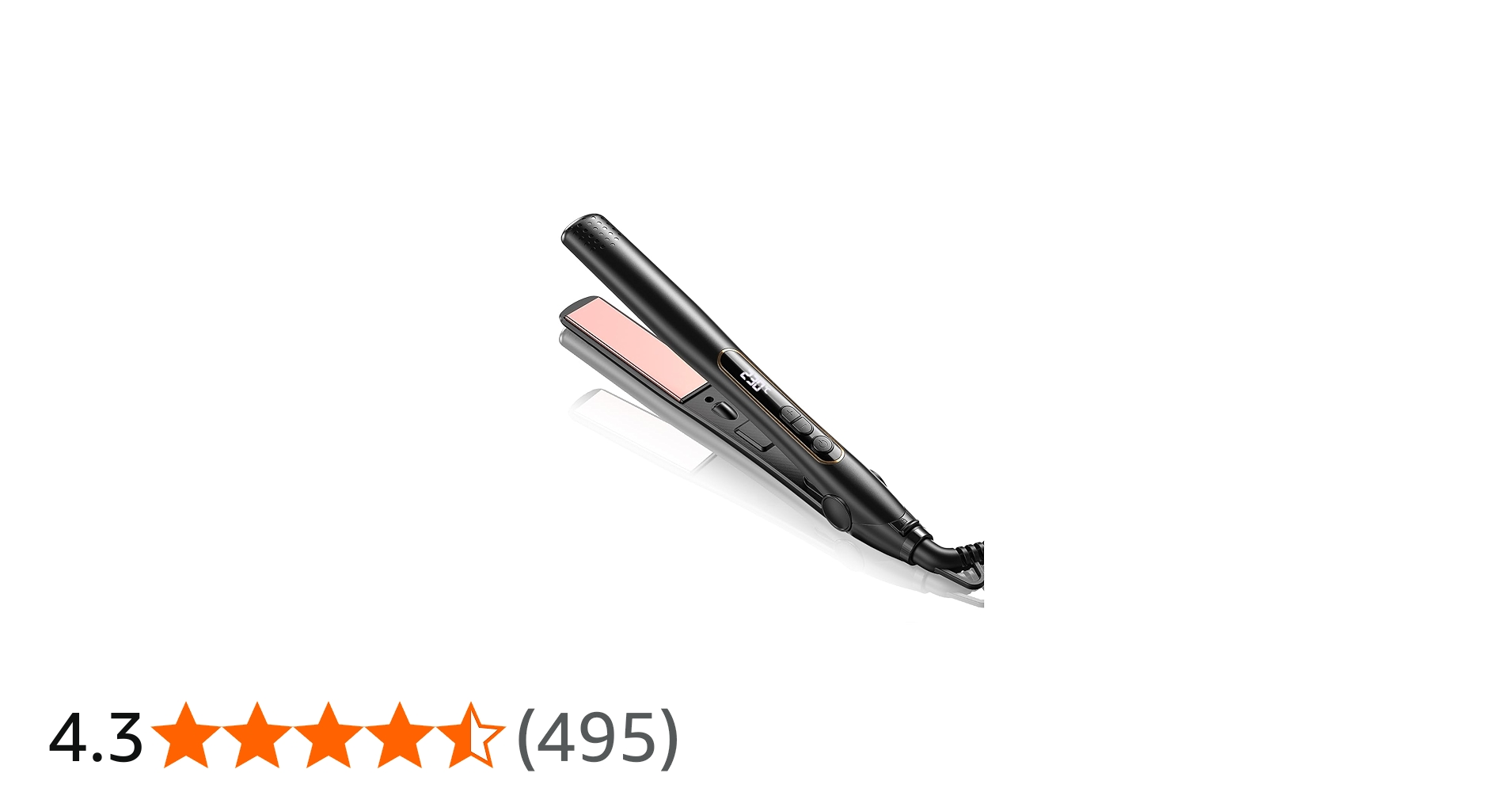 Amazon | RUNCTY ヘアアイロン ストレートヘアアイロン 5段階温度調節