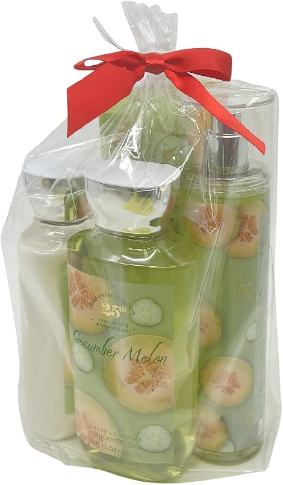 Amazon.com : Bath & Body Works CUCUMBER MELON 4-piece Gift Set