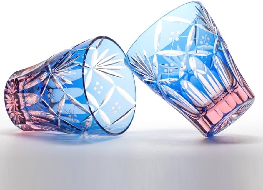 Amazon | 硝子工房 彩鳳 江戸切子 焼酎グラス ロックグラス タンブラー