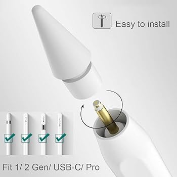 Amazon.co.jp: Apple Pencil チップ 第2世代/第1世代 Apple Pencil