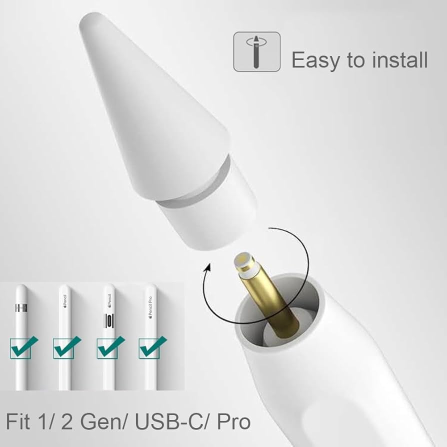 Amazon.co.jp: Apple Pencil チップ 第2世代/第1世代 Apple Pencil