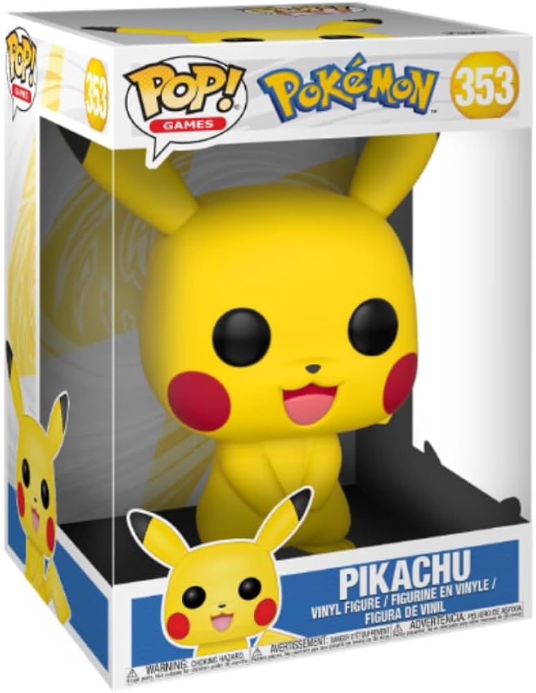 Amazon.com: Funko POP! Games: Pokemon - 10 Inch Pikachu