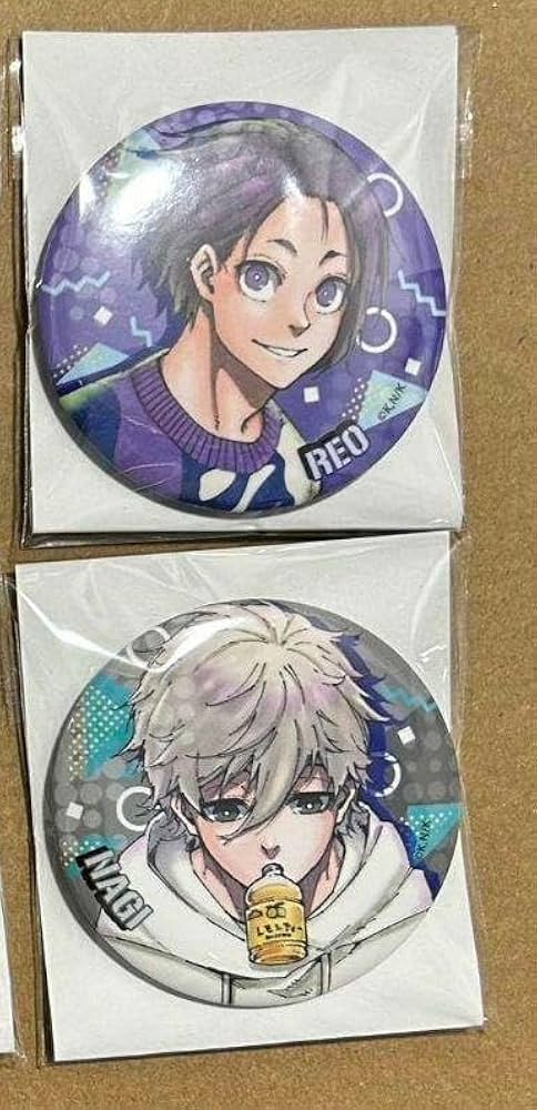 Amazon.co.jp: ブルーロック 中国再販 私服 缶バッジ 凪誠士郎 御影玲