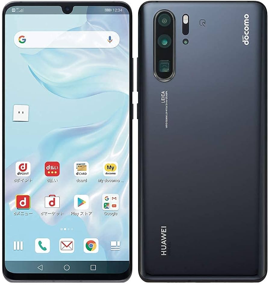 Amazon | 【整備済み品】 docomo P30 Pro HW-02L ブラック 白ロム