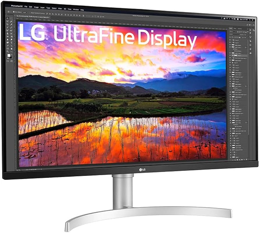 LG UHD IPS Monitor 32” UHD (3840 x 2160) Display, DCI-P3 95% Color