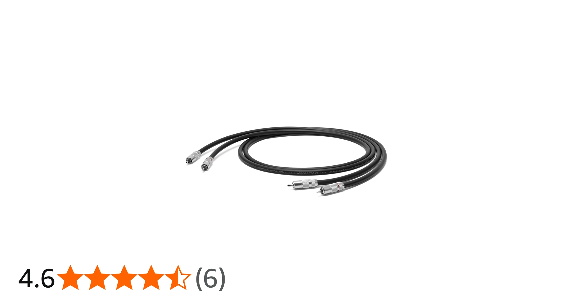 Amazon | OYAIDE ACROSS750 RR V2 0.7m RCAインターコネクトケーブル