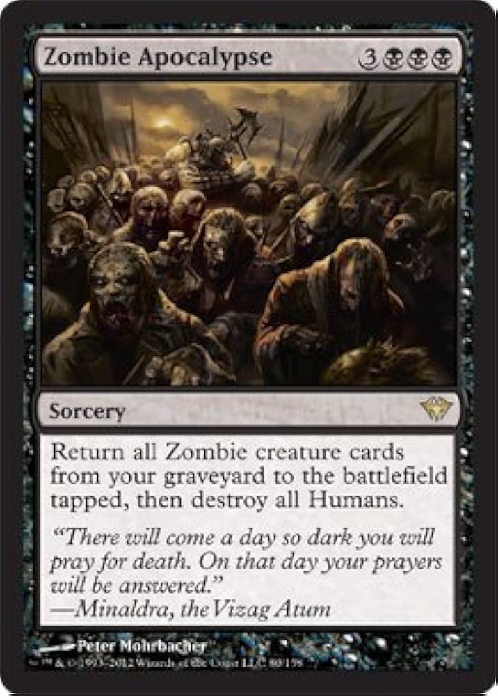 Amazon.co.jp: MTG 英語版 DKA-EN080 Zombie Apocalypse ゾンビの
