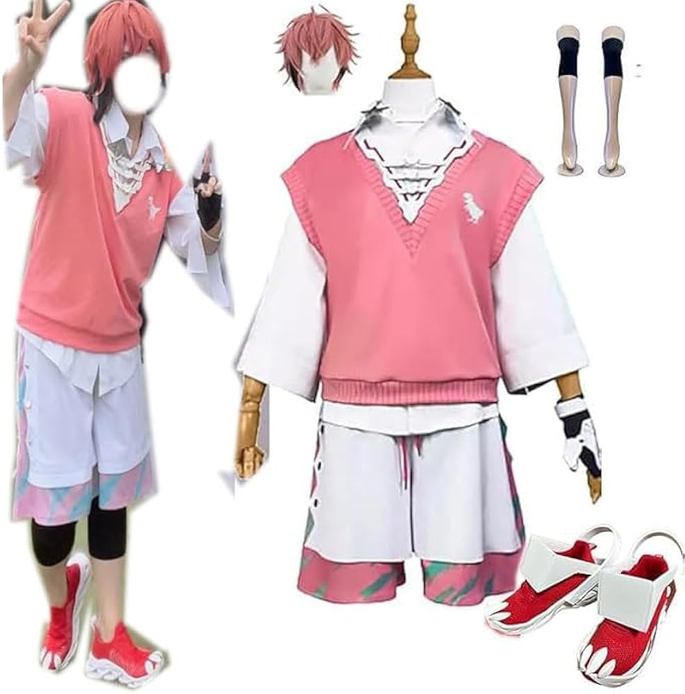 Amazon.co.jp: [LAKIcos]赤城ウェン コスプレ 衣装 変身前 あかぎうぇ