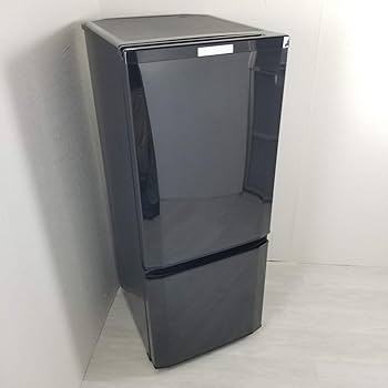 Amazon | 三菱 冷蔵庫 ボトム冷凍室 右開き 146L サファイアブラック