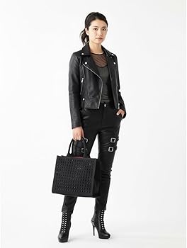 Amazon | HurBer スタッズ バッグ トートバッグ レディース メンズ