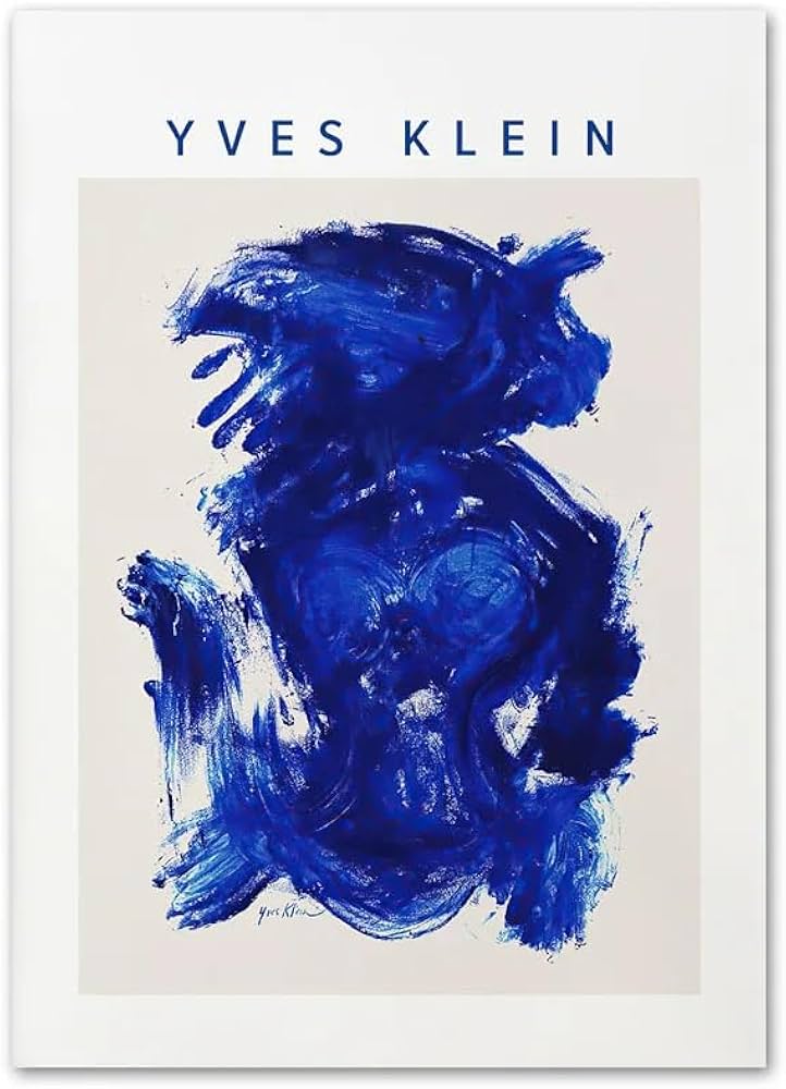 Amazon.co.jp: イヴ・クライン・ブルー・ポスター イヴ・クライン絵画