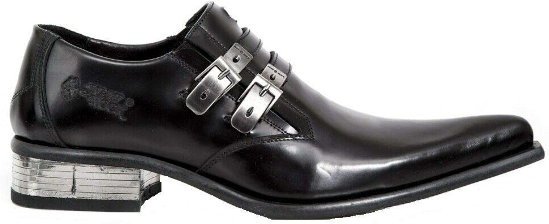 Amazon.com | New Rock M-2246-S14 Mens Newman Shoes Black Leather