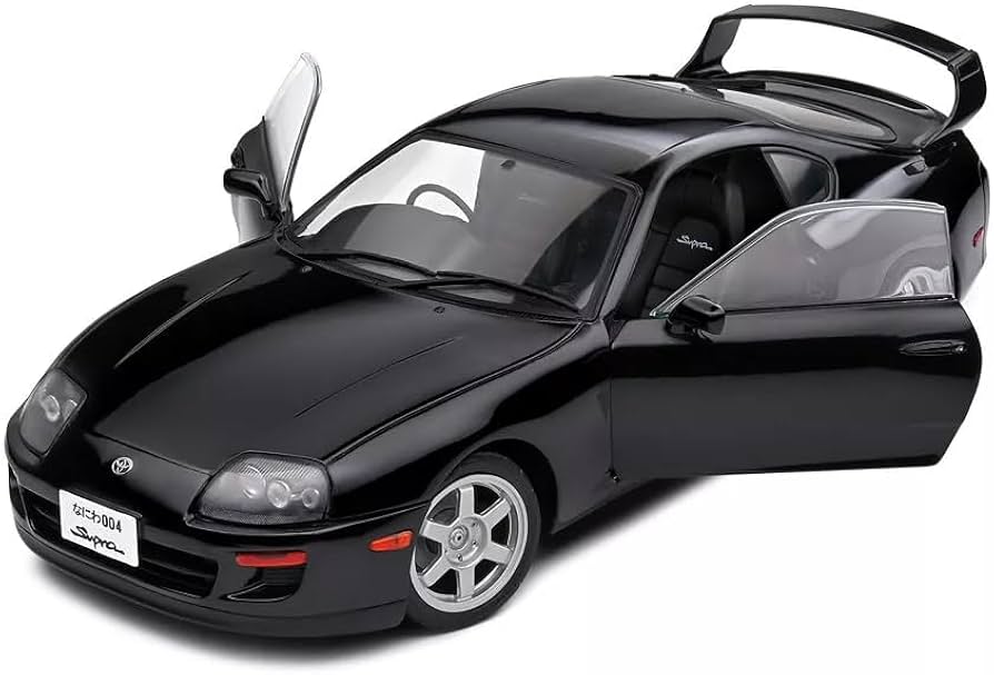 Amazon | ソリド 1/18 トヨタ スープラ A80 1993 ブラック SOLIDO