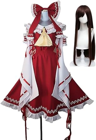 Amazon.co.jp: [きせき]博麗霊夢 コスプレ衣装 コスチューム ウィッグ
