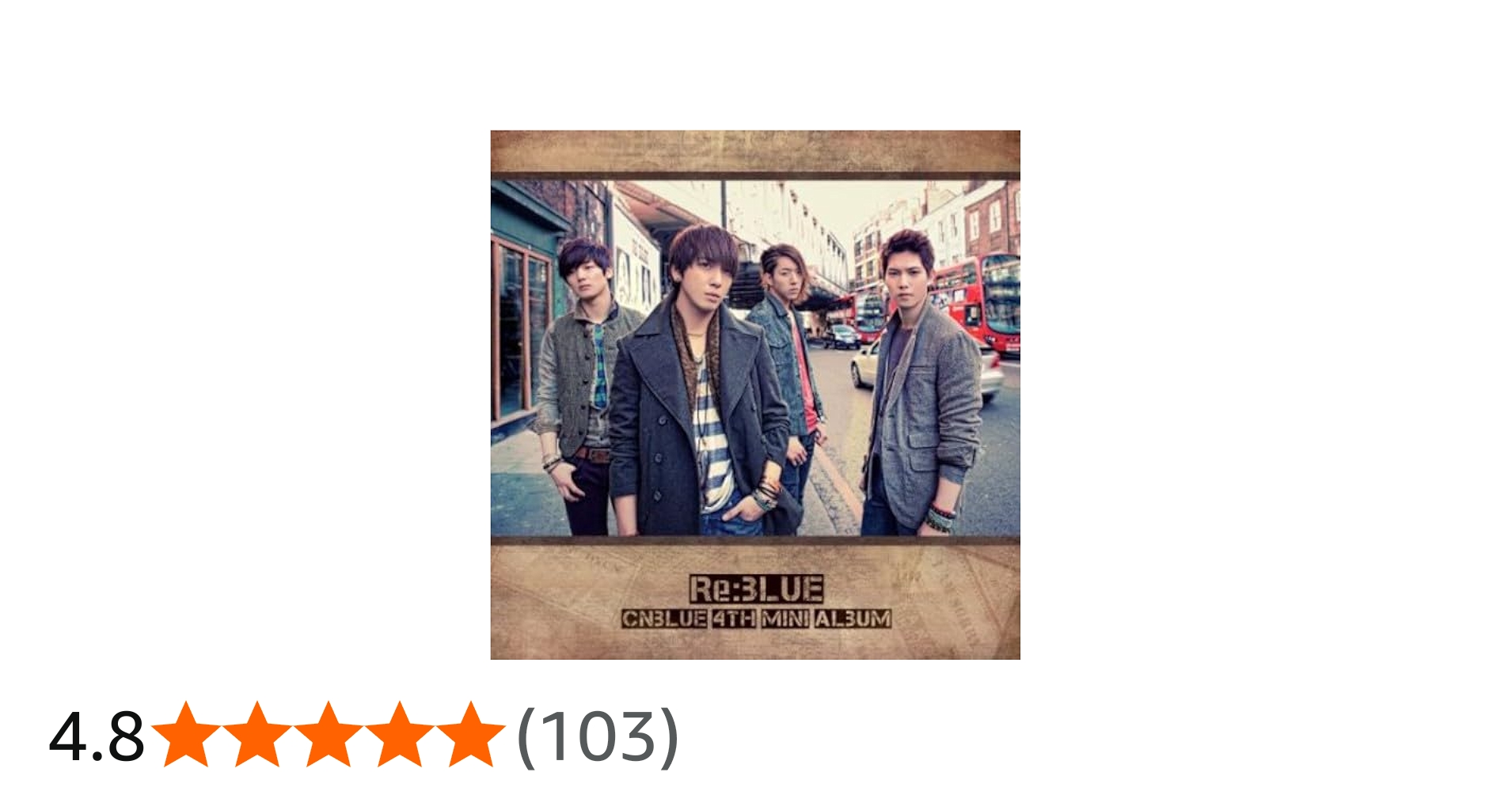 Amazon.co.jp: CNBLUE 4th Mini Album - Re:BLUE (韓国盤): ミュージック