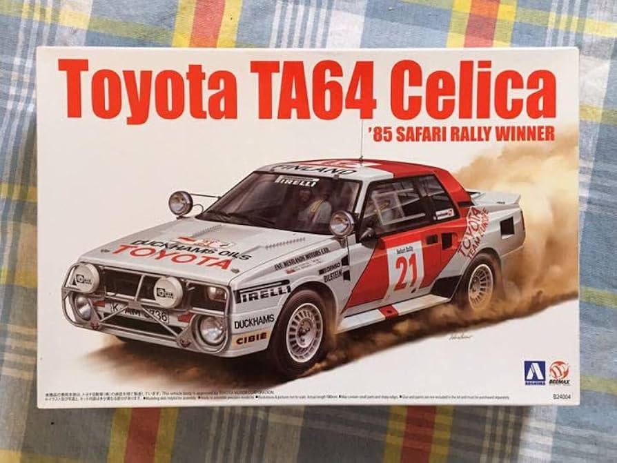 Amazon.co.jp: アオシマ/BEEMAX 1/24 セリカ TA64 サファリラリー優勝