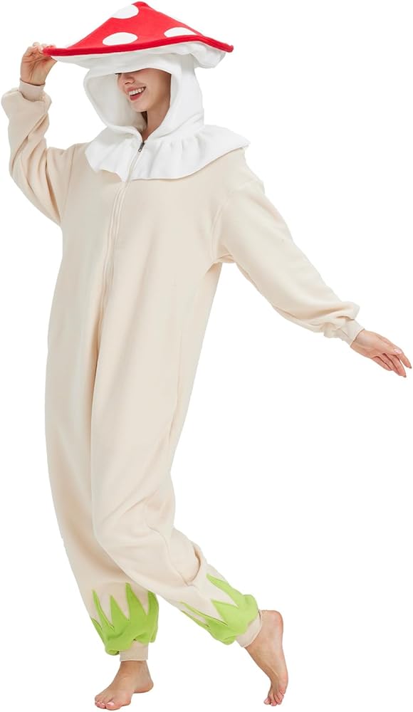 Amazon.com: AMAMHAHAVA Mushroom Onesie Adult Halloween Mushroom