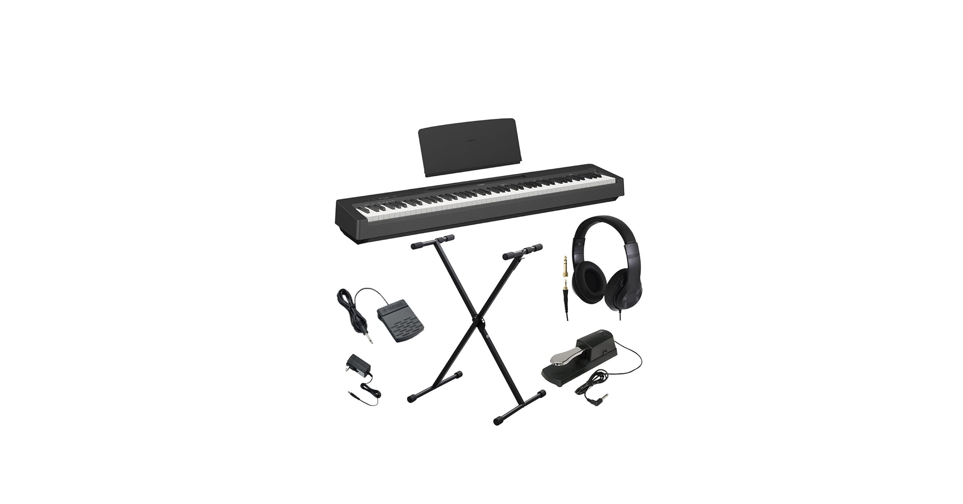 Amazon | ヤマハ P-145B 電子ピアノ Xスタンド・ダンパーペダル