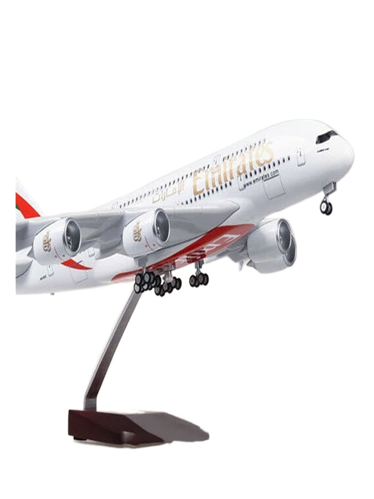 Amazon.co.jp: FOR：1/160エミレーツA380航空機モデル 導いた光