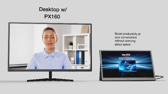 Amazon.co.jp: Pixio PX160 モバイルモニター 15.6インチ FHD IPS 60Hz