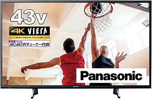 Amazon | パナソニック 43V型 4Kダブルチューナー内蔵 液晶 テレビ