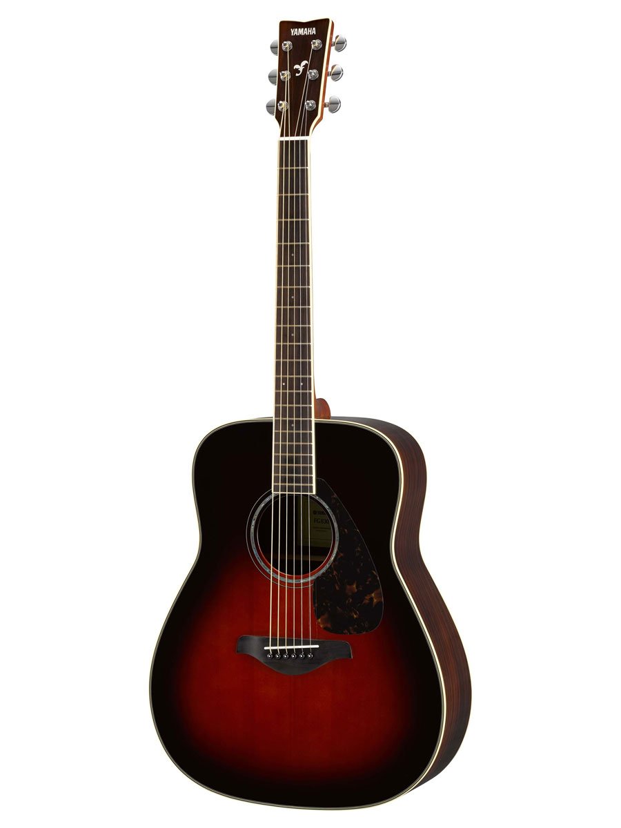 Yamaha FG830 TBS Dreadnought Acoustic Guitar, Rosewood Body
